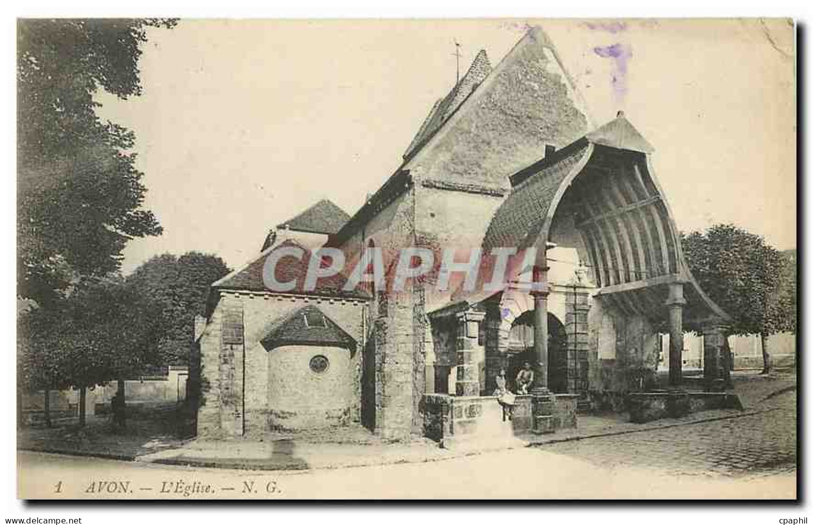 CPA Avon l'Eglise