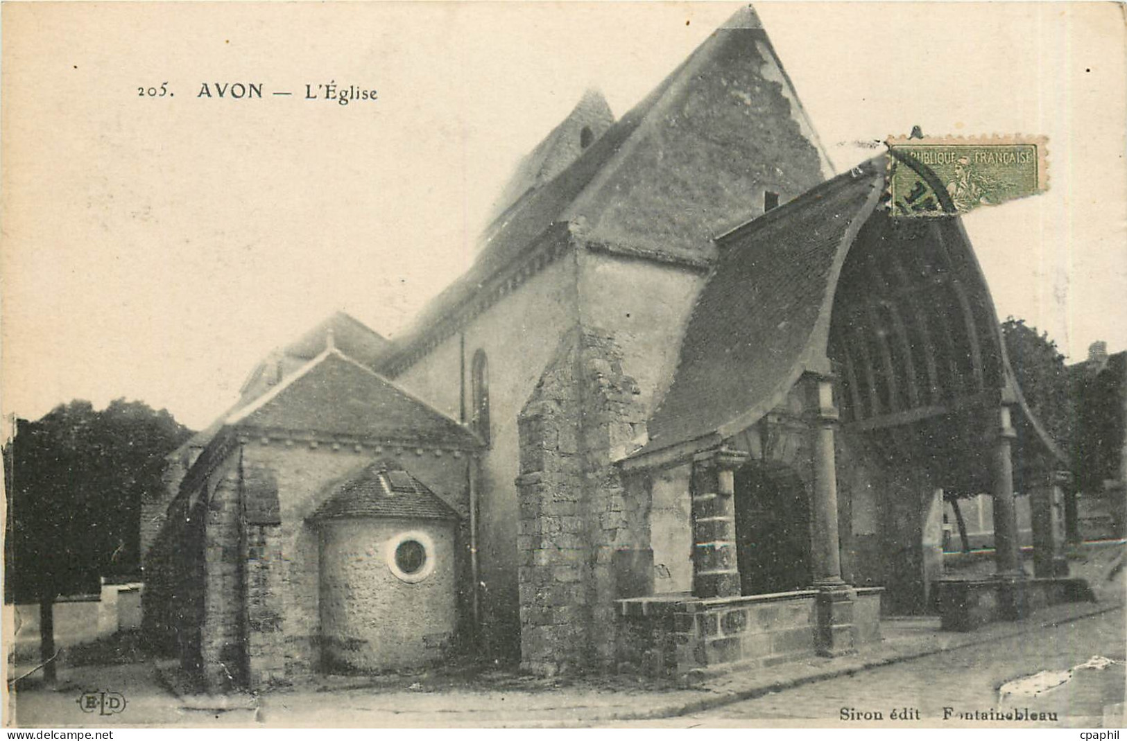 CPA AVON L'Eglise