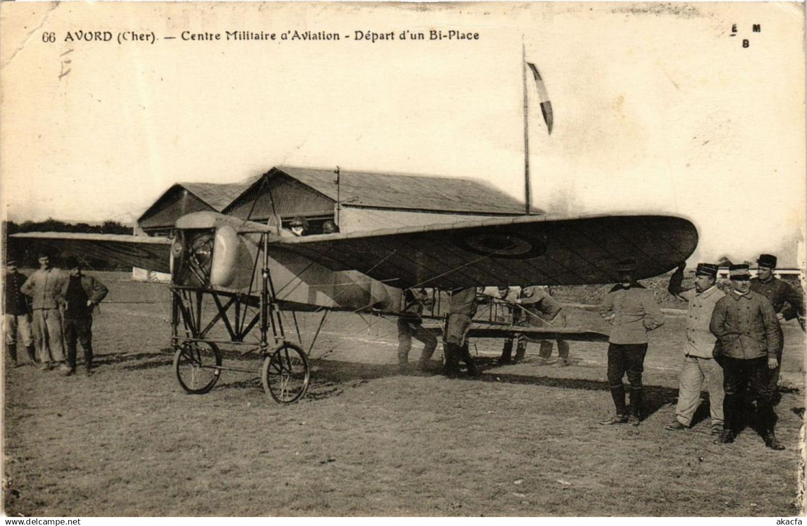 CPA AVORD Centre Militaire d'Aviation (613568)