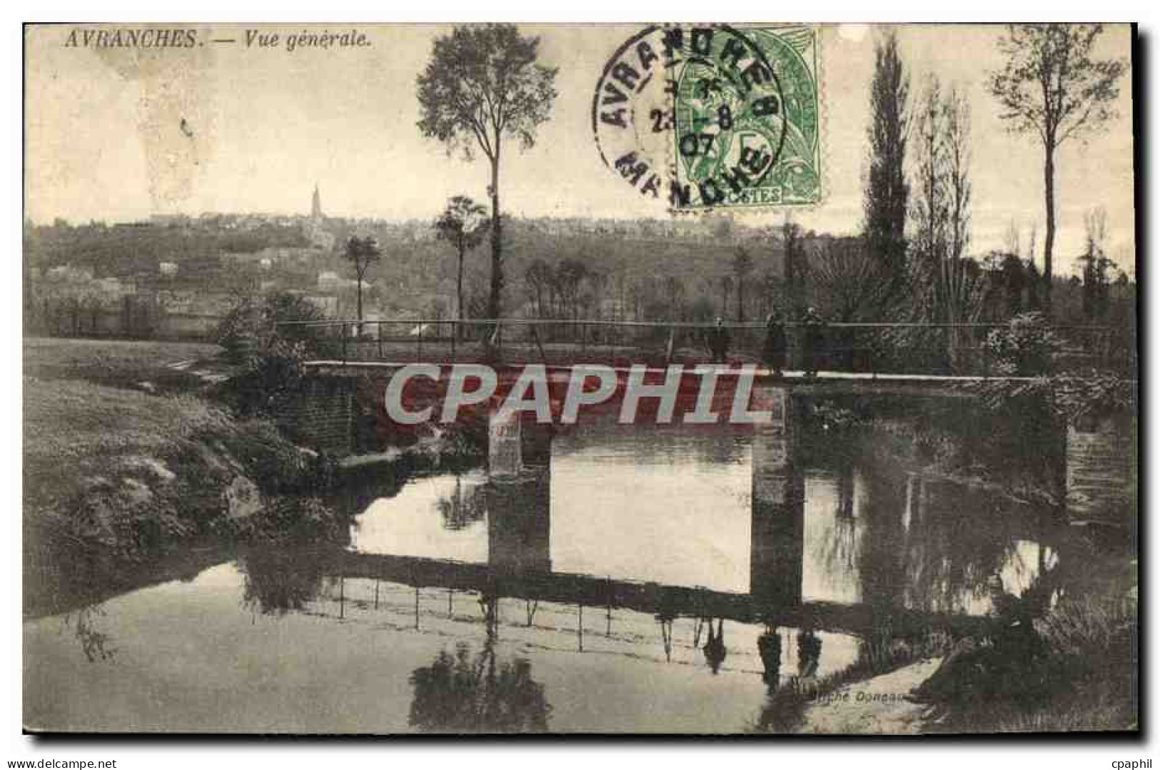 CPA Avranches Vue Generale