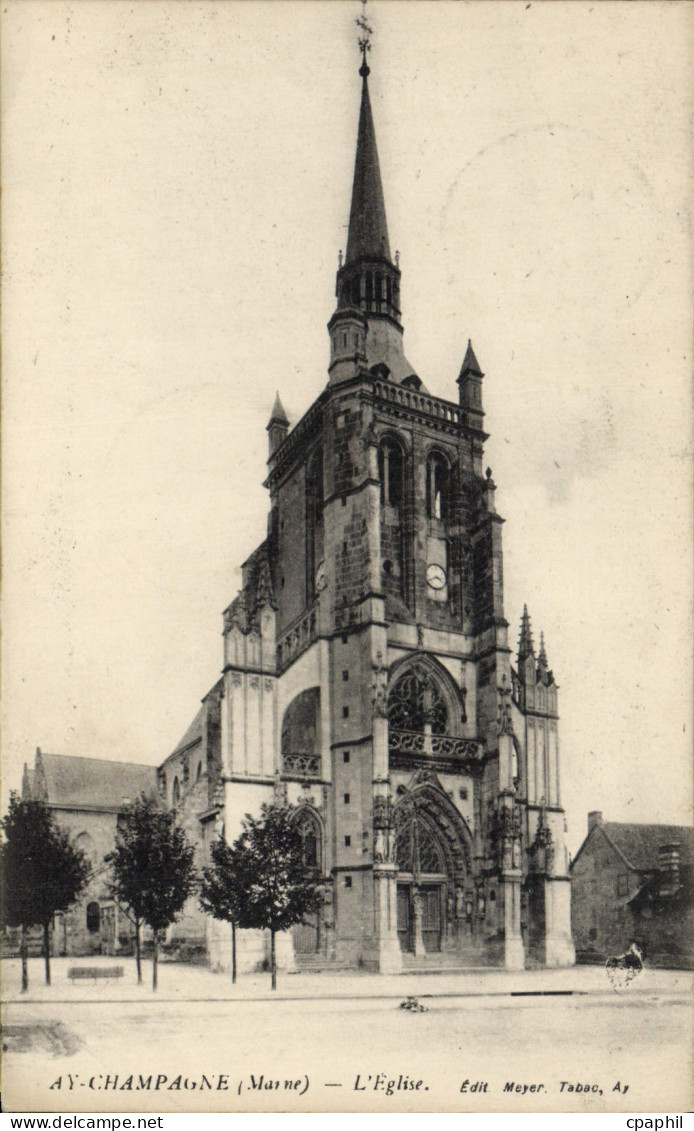 CPA Ay Champagne Marne L'Eglise