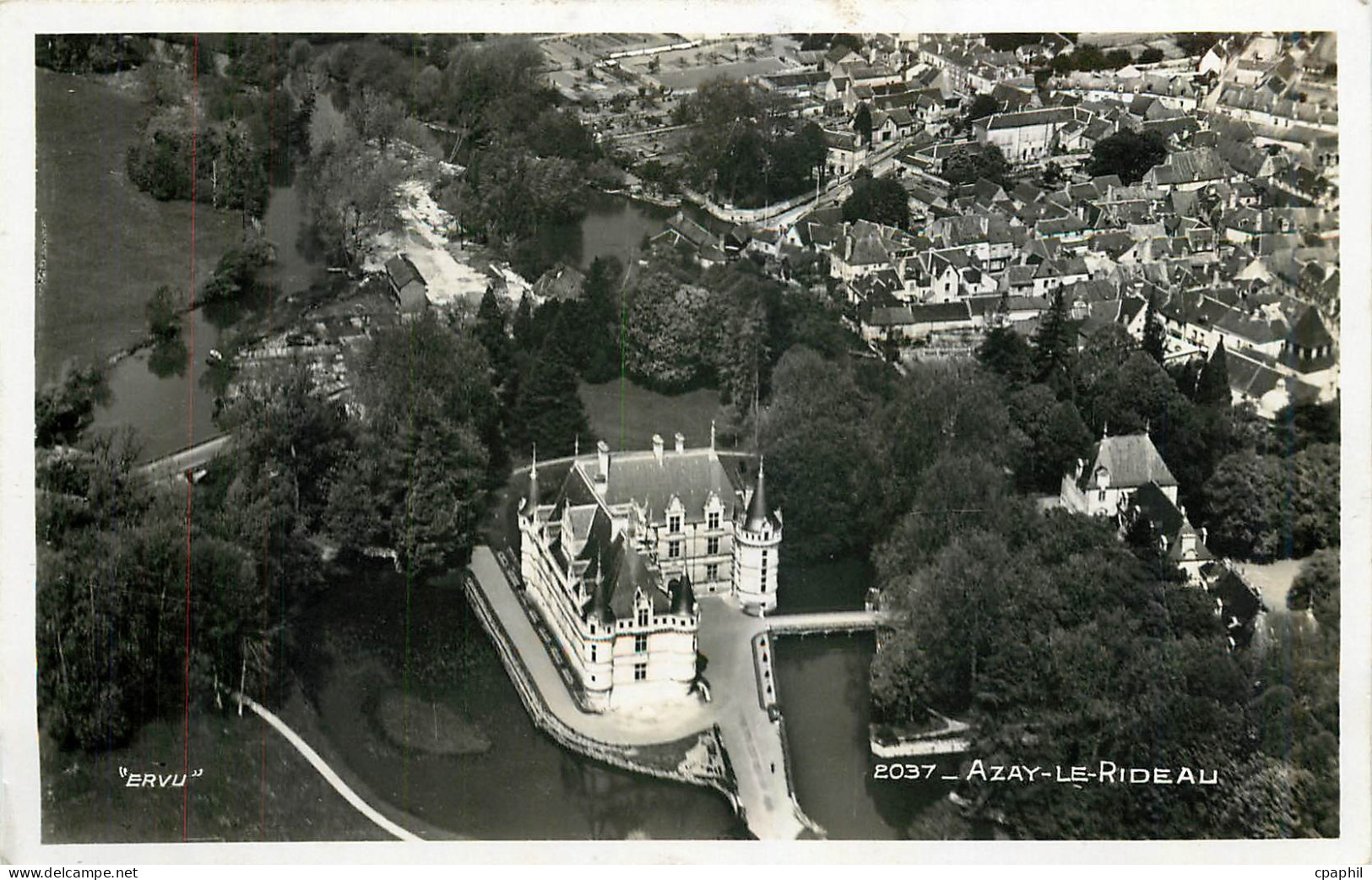 CPA Azay Le Rideau