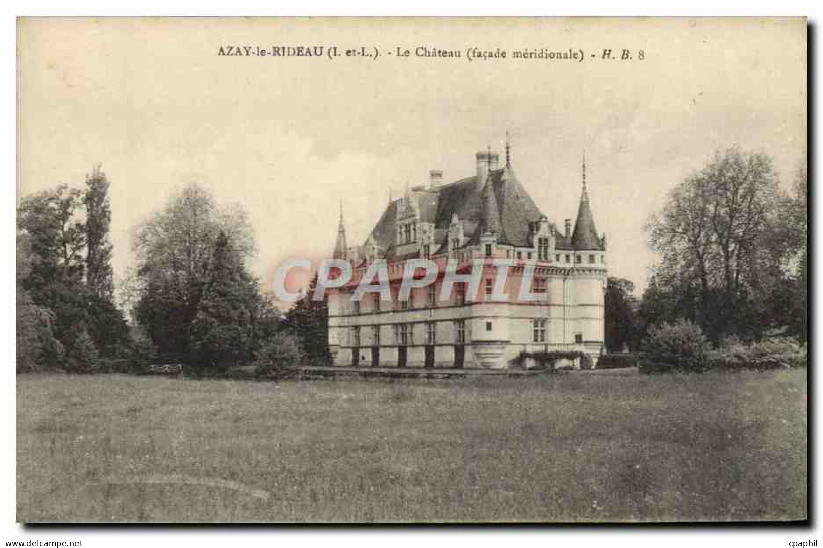 CPA Azay Le Rideau Le Chateau