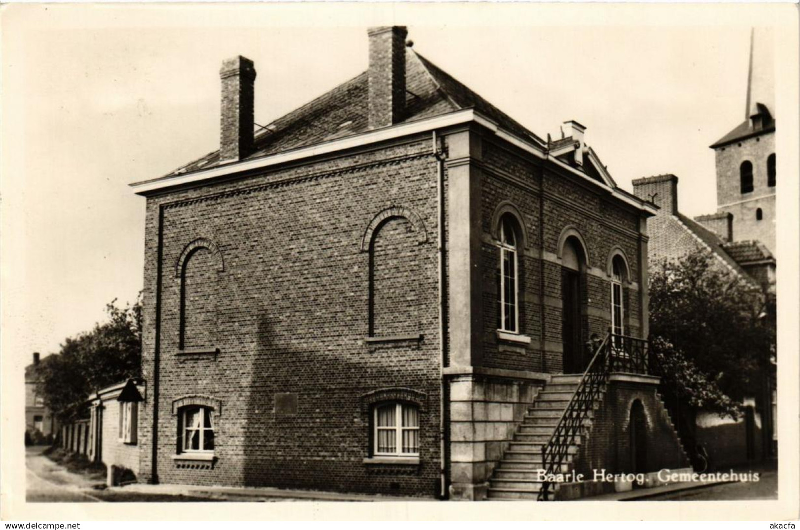 CPA Baarle Hertog Gemeentehuis BELGIUM (728619)