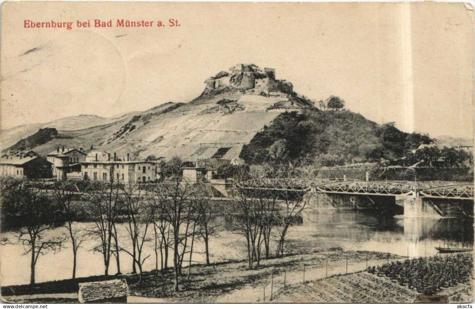 CPA BAD MUNSTER am STEIN EBERNBURG - Panorama GERMANY (1162123)