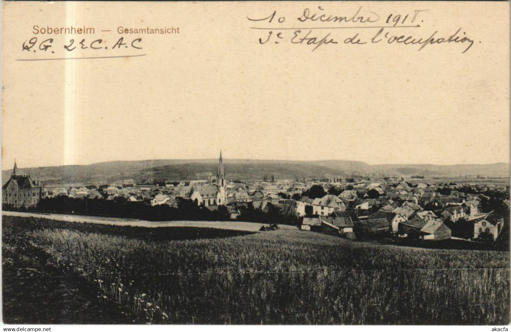 CPA BAD SOBERNHEIM Gesamtansicht GERMANY (1162080)