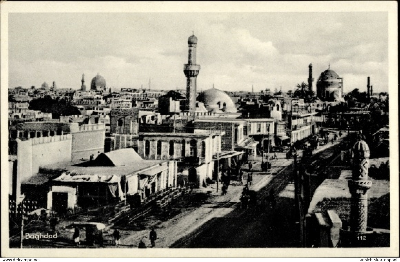 CPA Bagdad Irak, Stadtansicht, Moschee