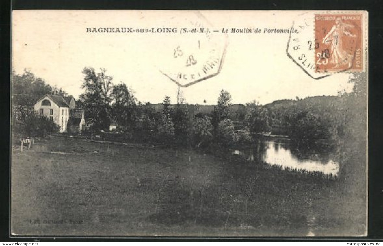CPA Bagneaux-sur-Loing, le Moulin de Portonville