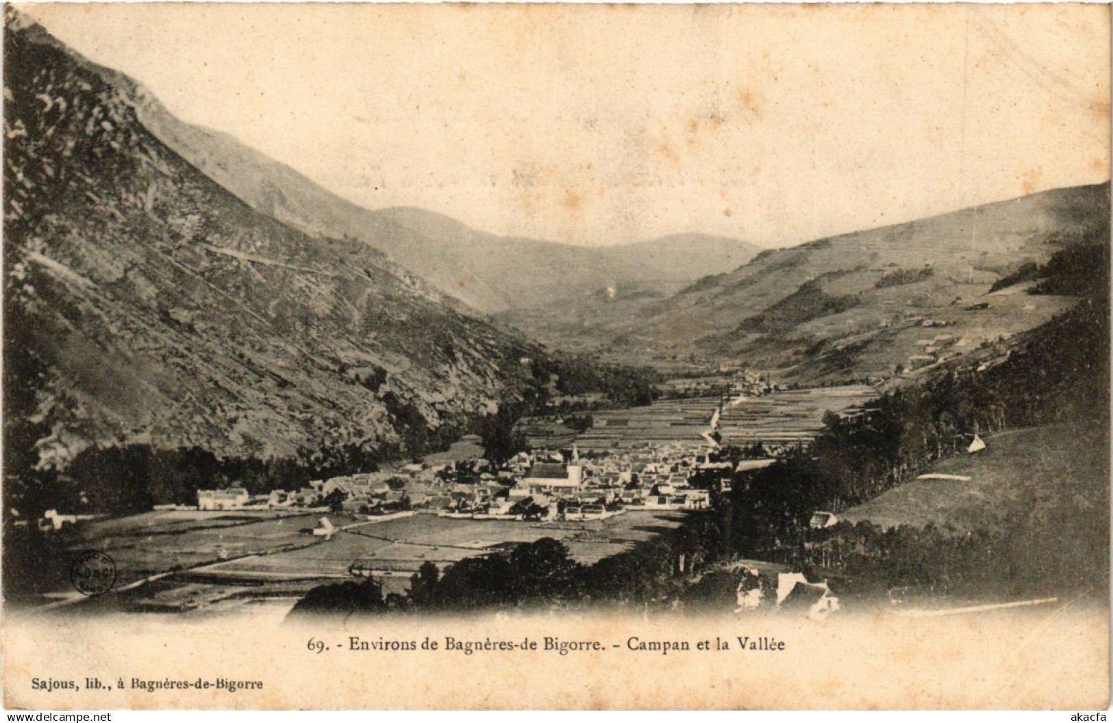 CPA BAGNERES-de-BIGORRE - Campan et la Vallée (281664)