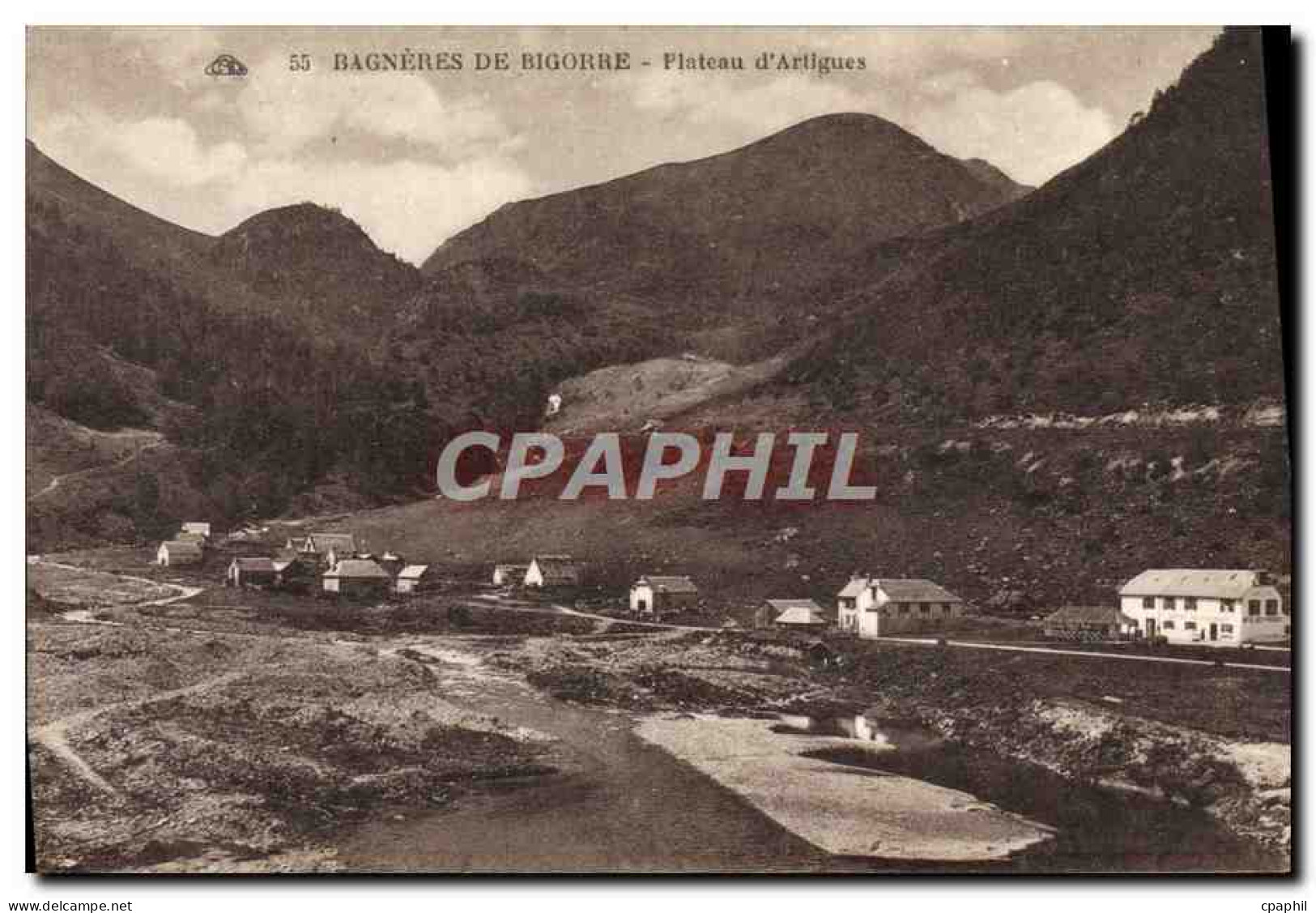 CPA Bagneres de Bigorre Plateau d'Arligues