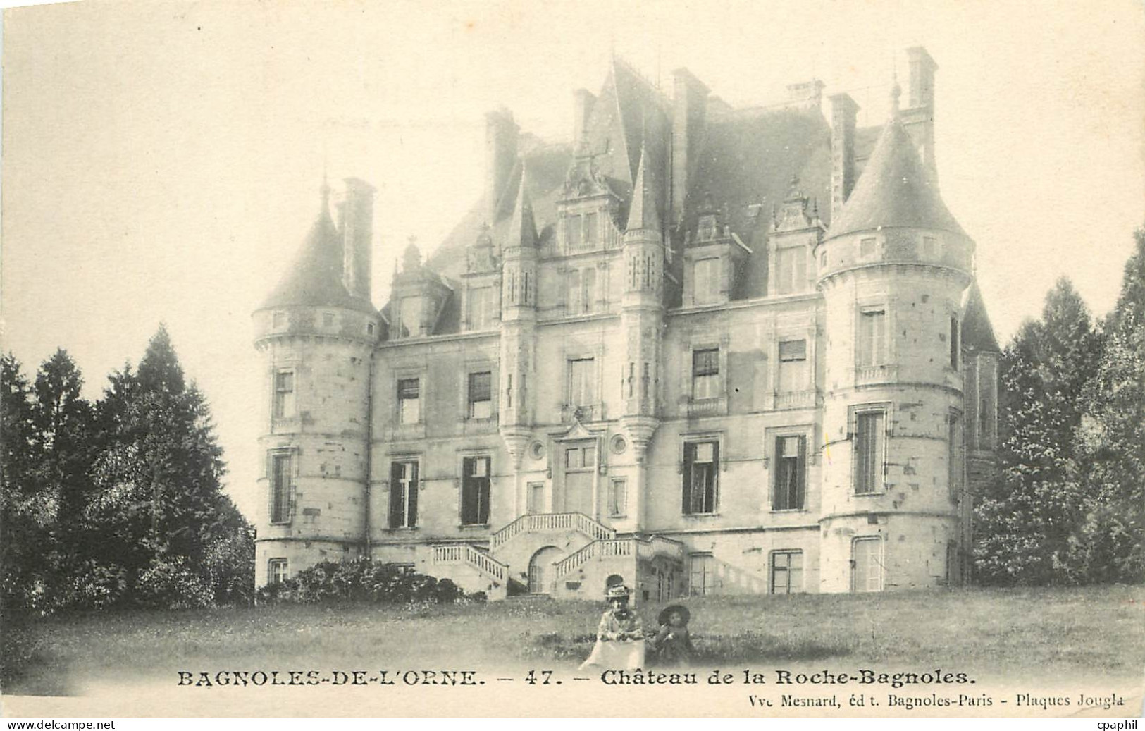 CPA Bagnoles de L'Orne Chateau de la Roche Bagnoles