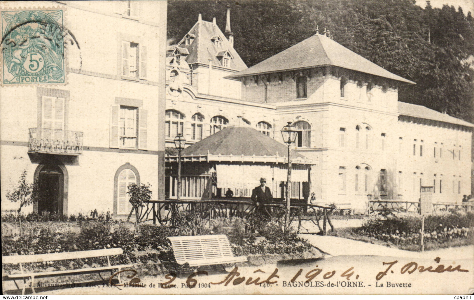 CPA Bagnoles de l'orne La buvette