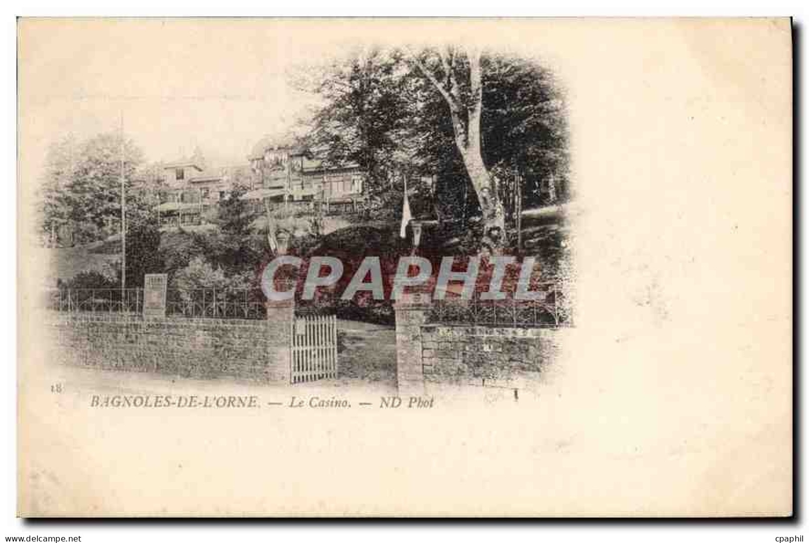CPA Bagnoles de l'Orne Le Casino