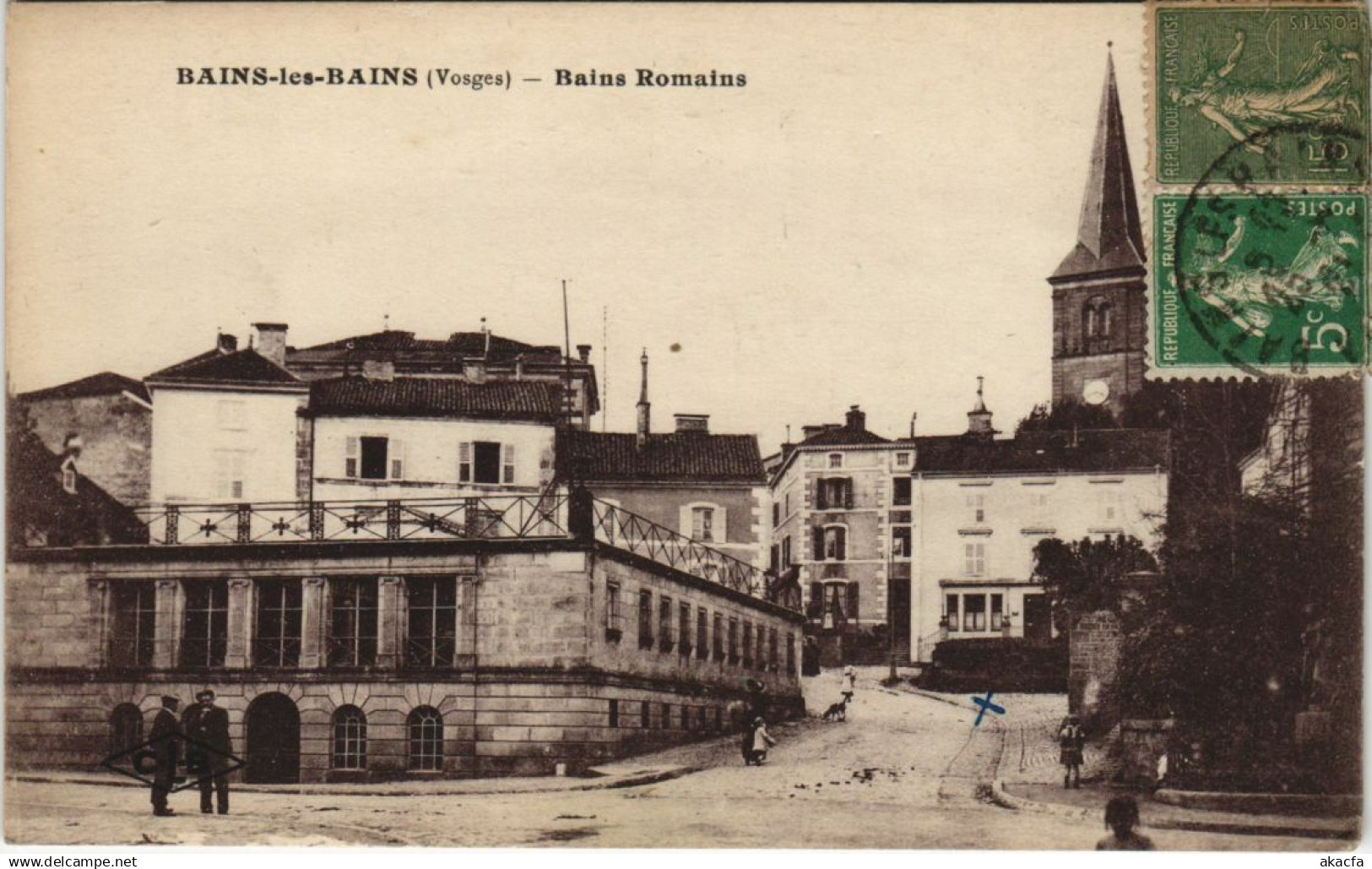 CPA BAINS-les-BAINS - Bains romains (153911)