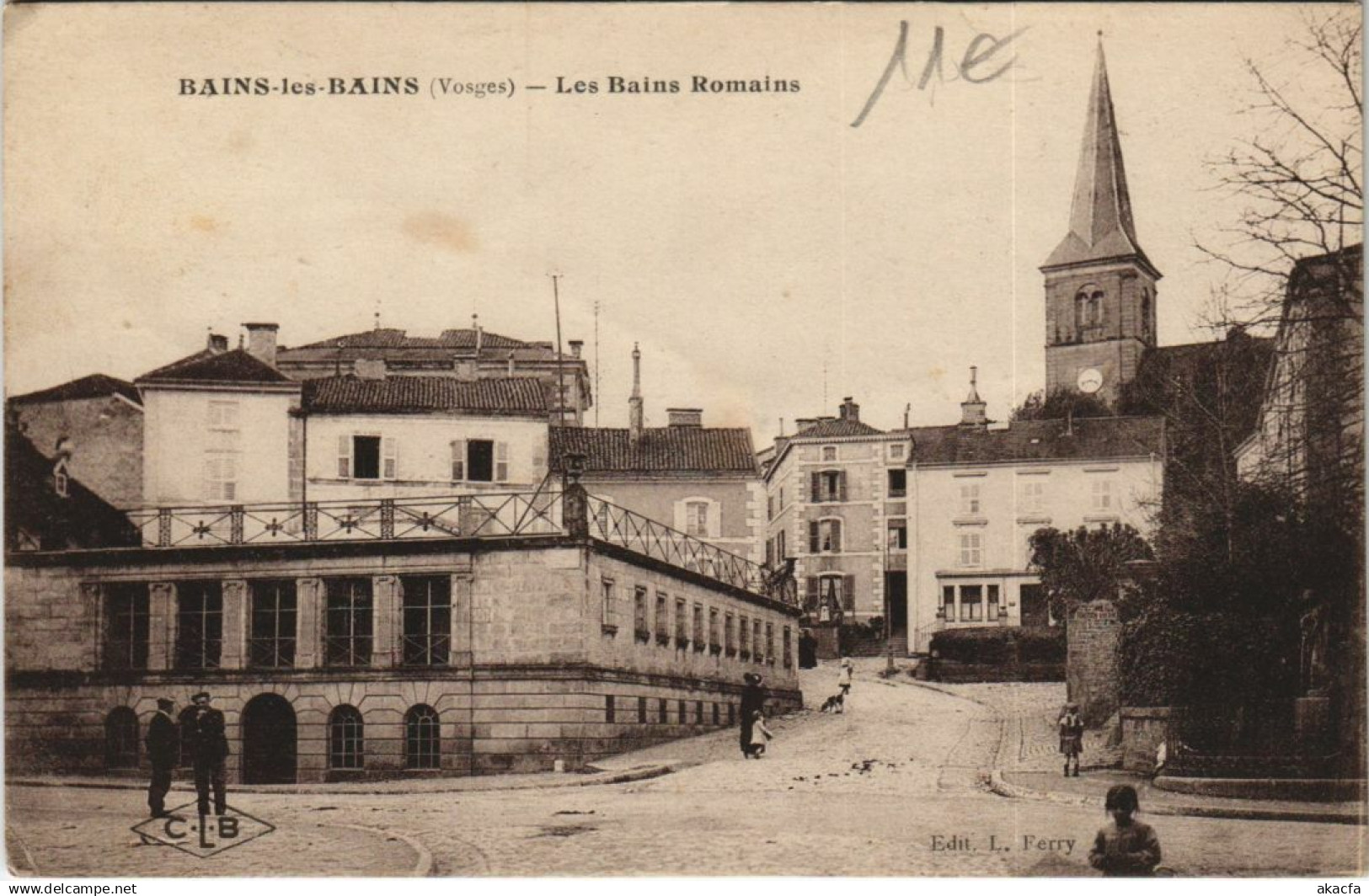 CPA BAINS-les-BAINS-les-BAINS romains (153809)