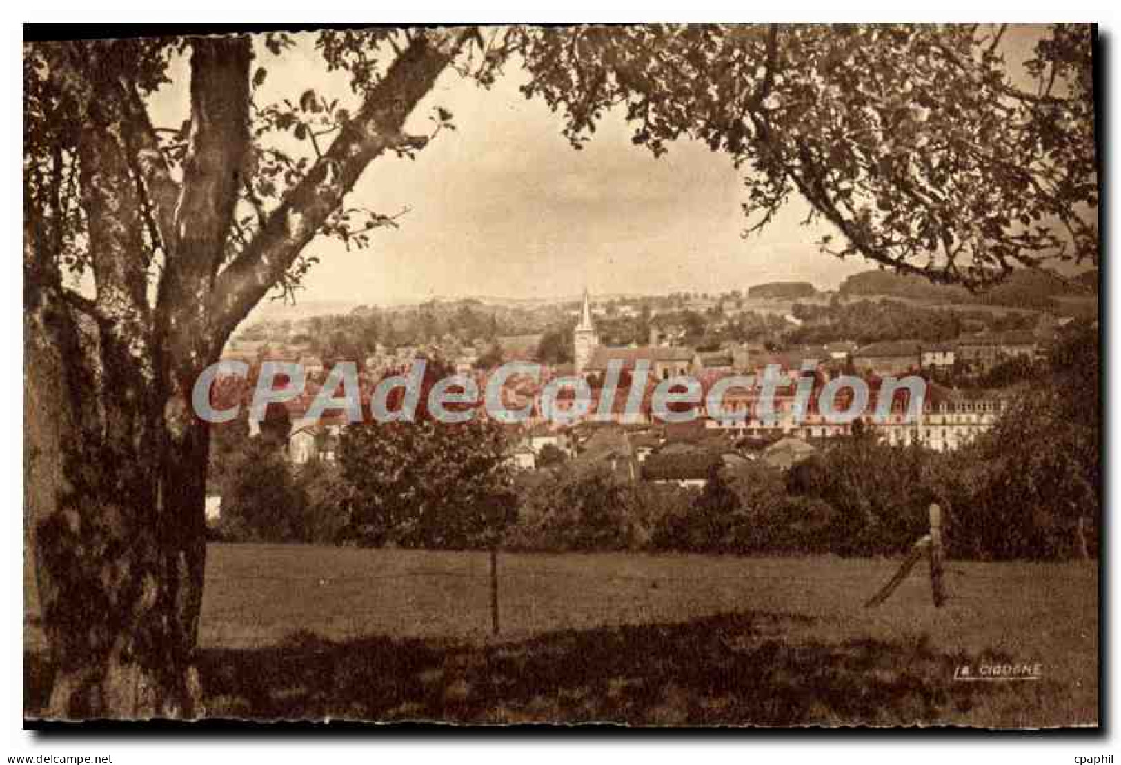 CPA Bains les Bains Vosges Vue Generale