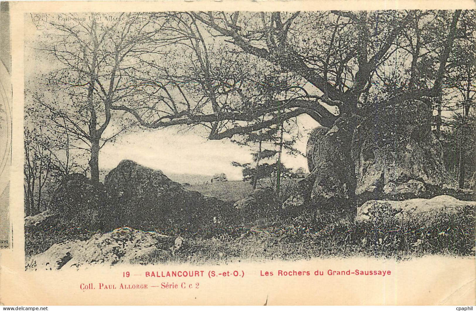 CPA Ballancourt les rochers du Grand-Saussaye