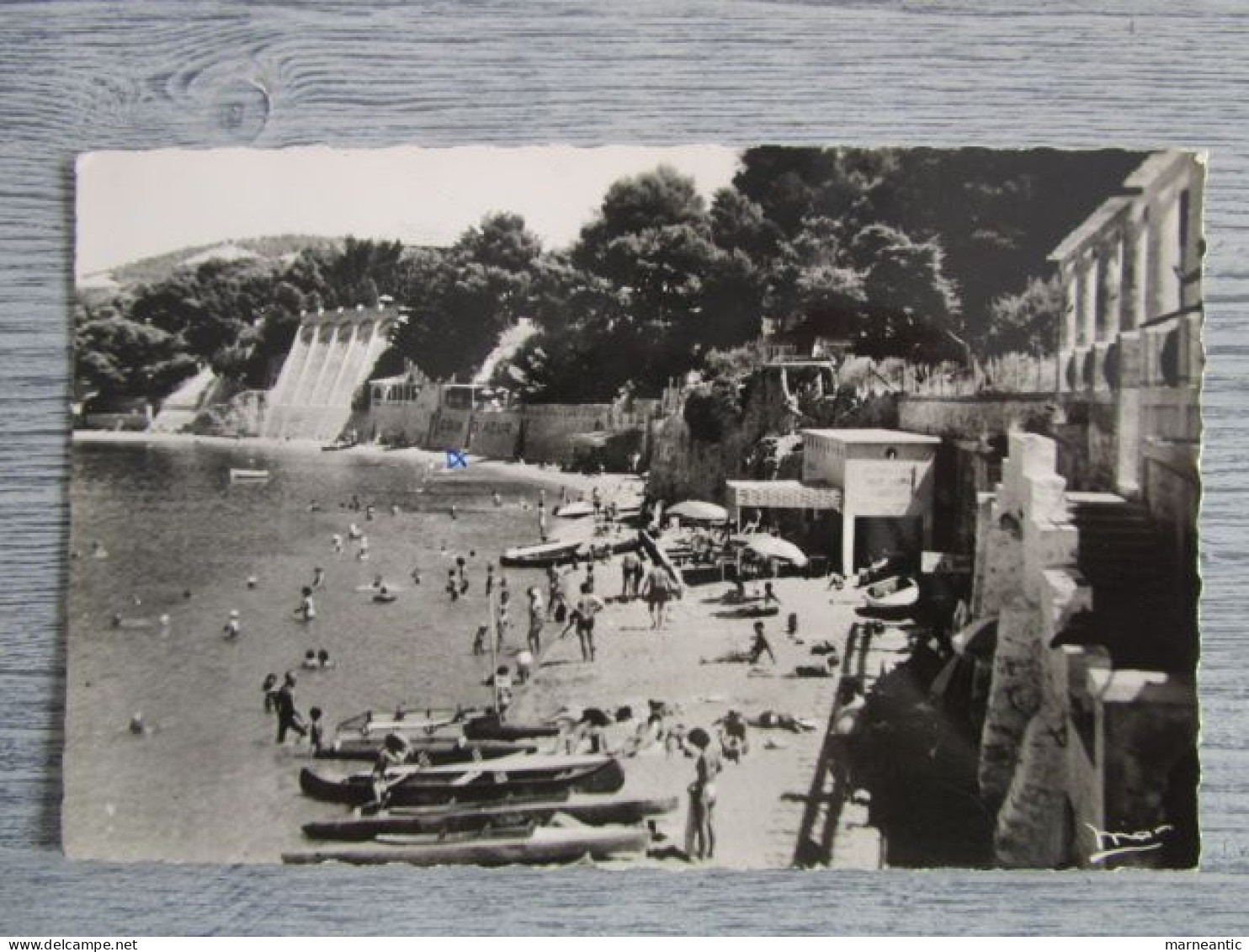 Cpa Bandol (83) plage Rénécros