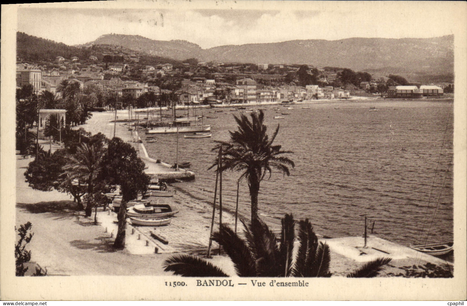 CPA Bandol Vue d'ensemble