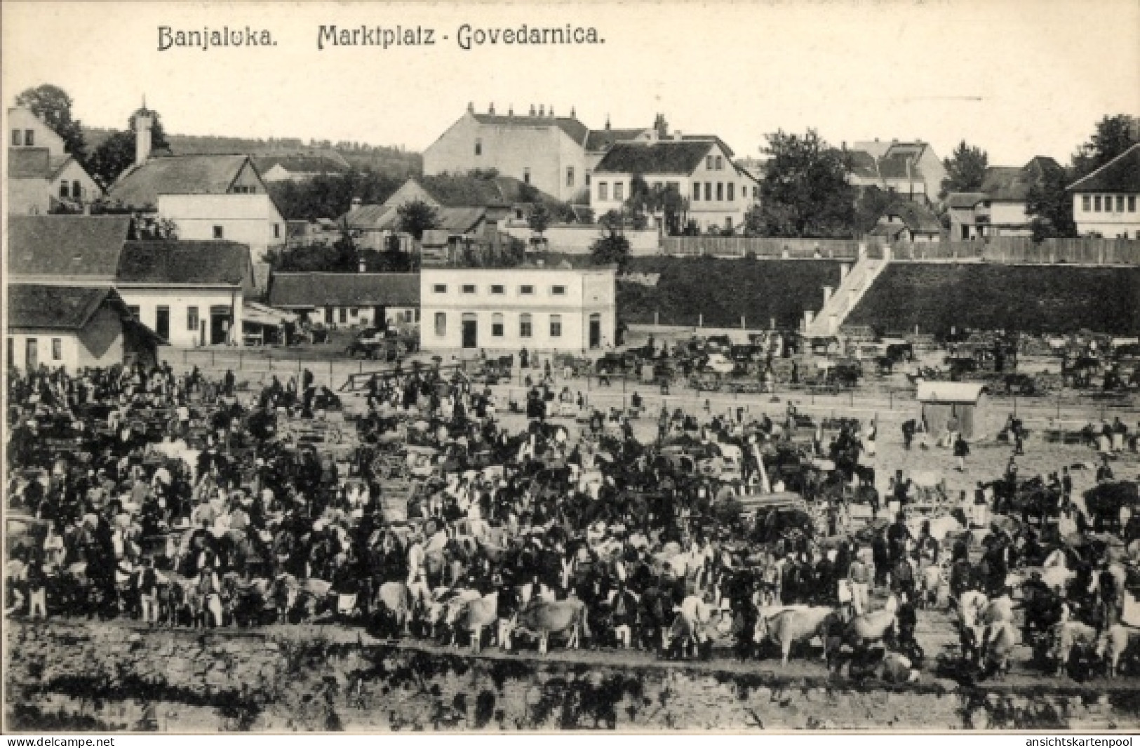 CPA Banja Luka Bosnien Herzegowina, Marktplatz, Govedarnica