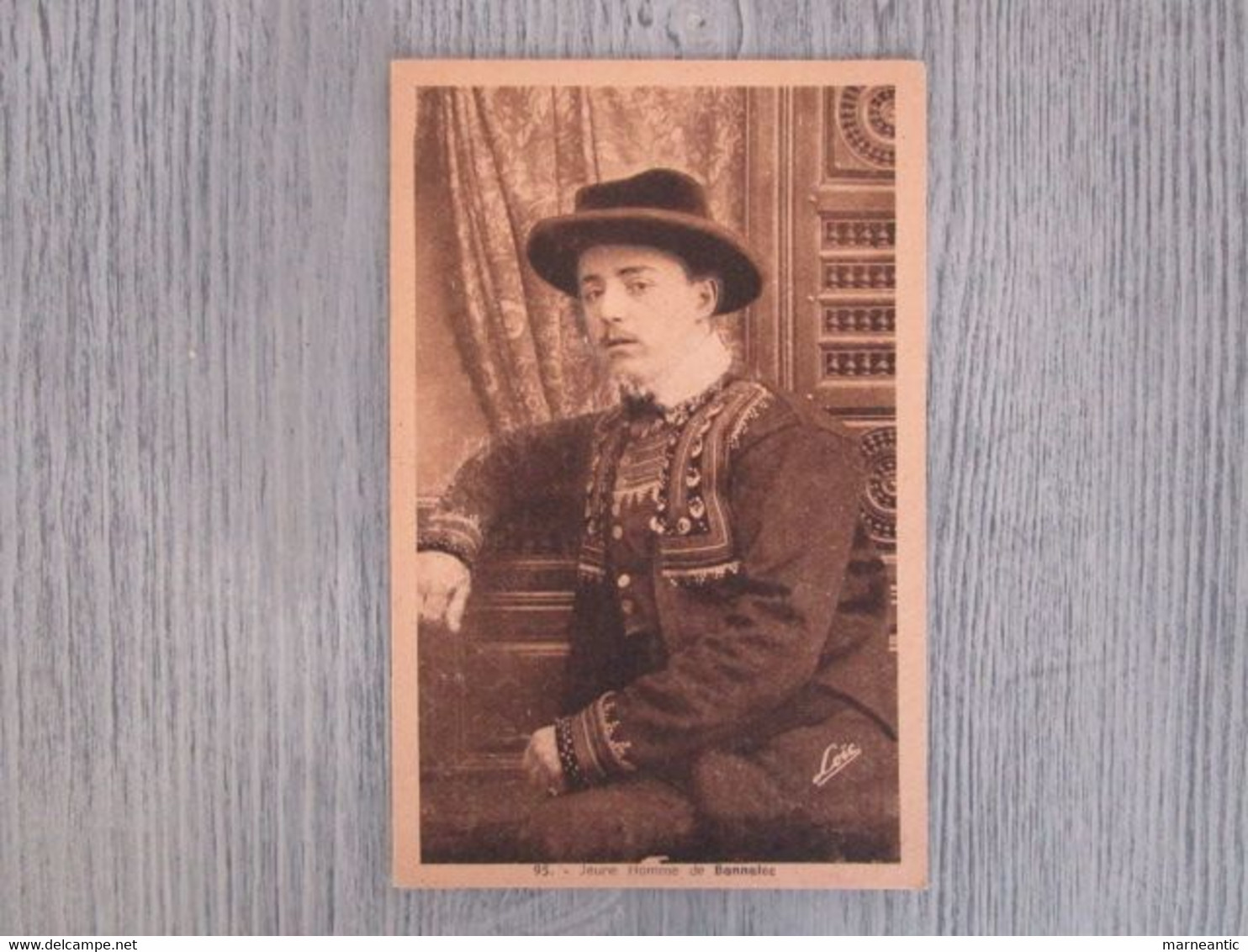 Cpa Bannalec (29) jeune homme de Bannalec