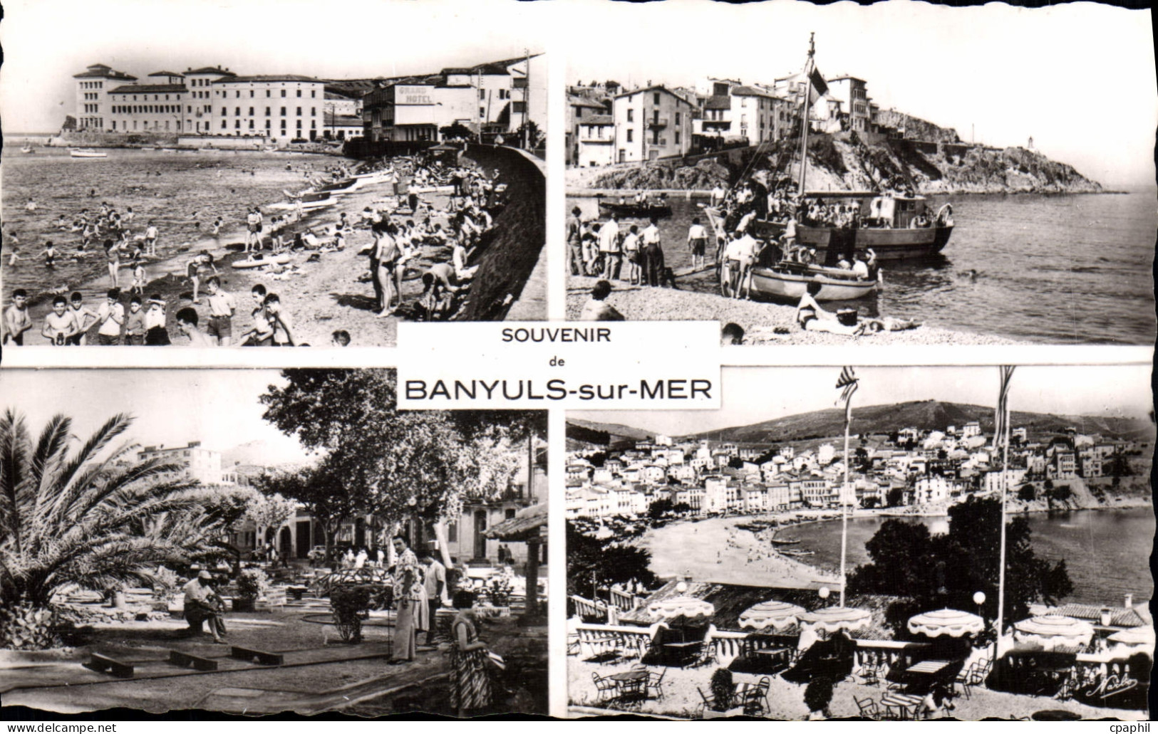 CPA Banyuls Sur Mer souvenir plage golf