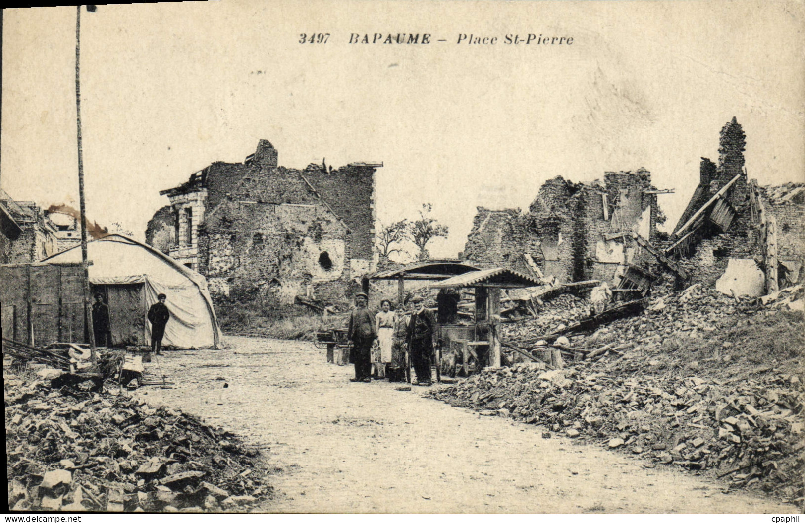 CPA Bapaume Place St Pierre