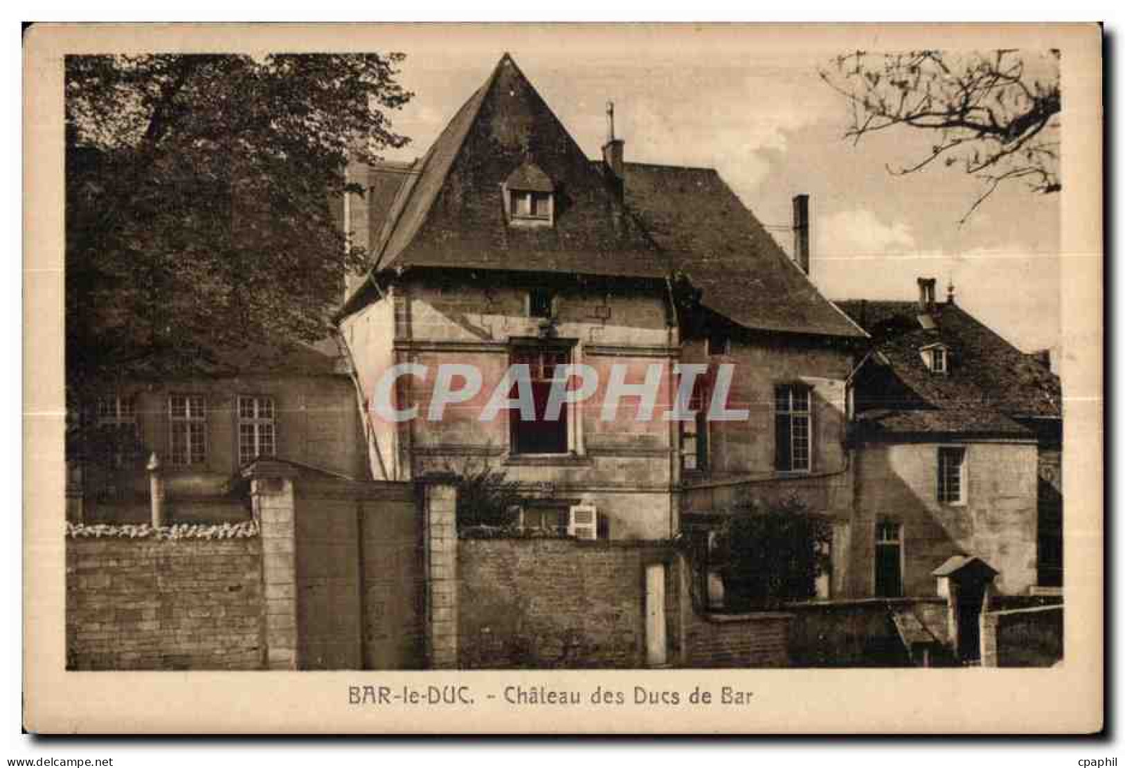 CPA Bar le Duc Chateau des Ducs de Bar