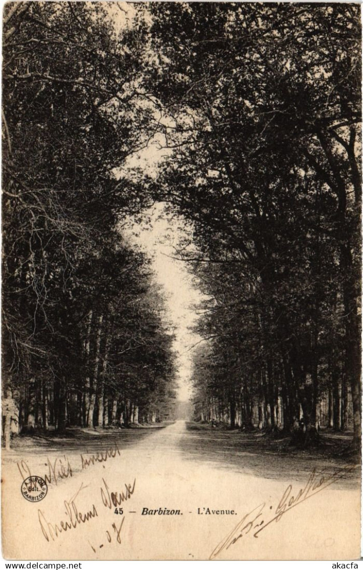 CPA Barbizon L'Avenue (1268941)