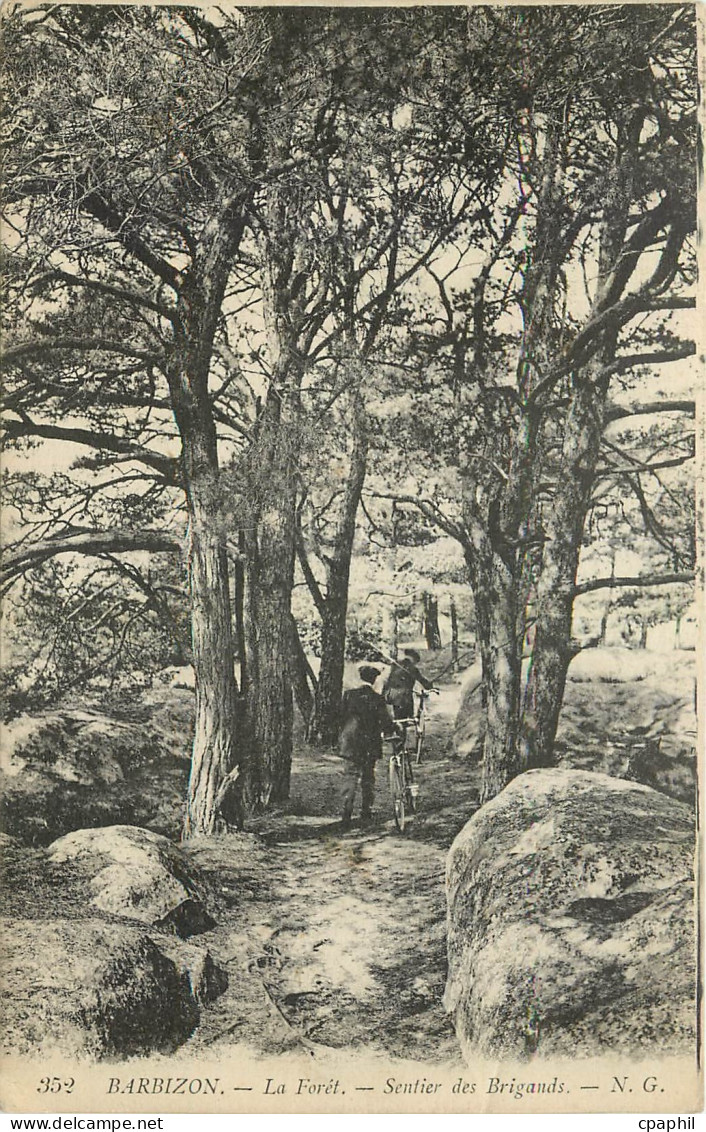 CPA Barbizon la Foret Sentier des Brigands