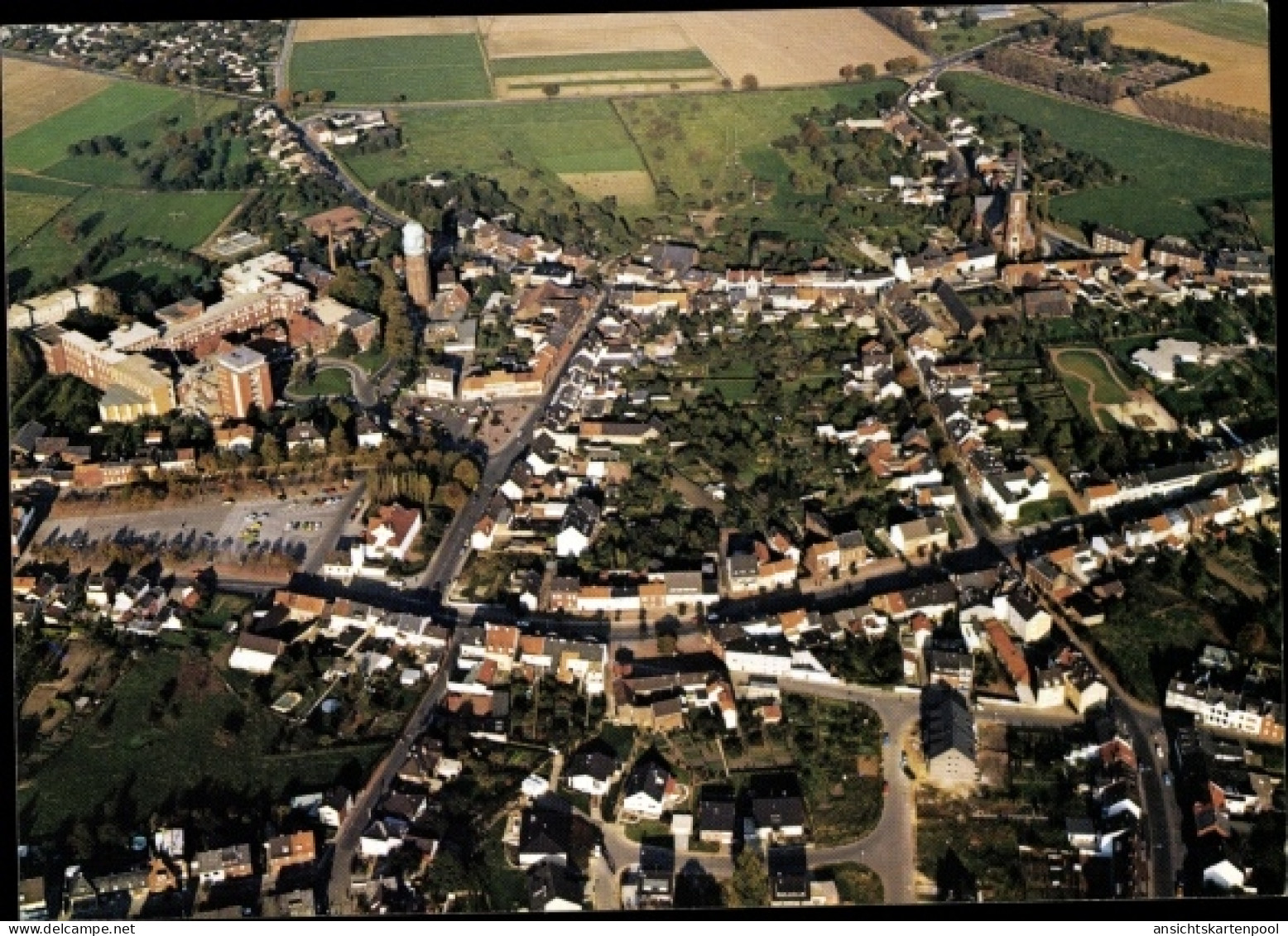 CPA Bardenberg Würselen in Nordrhein Westfalen, Panorama, Fliegeraufnahme
