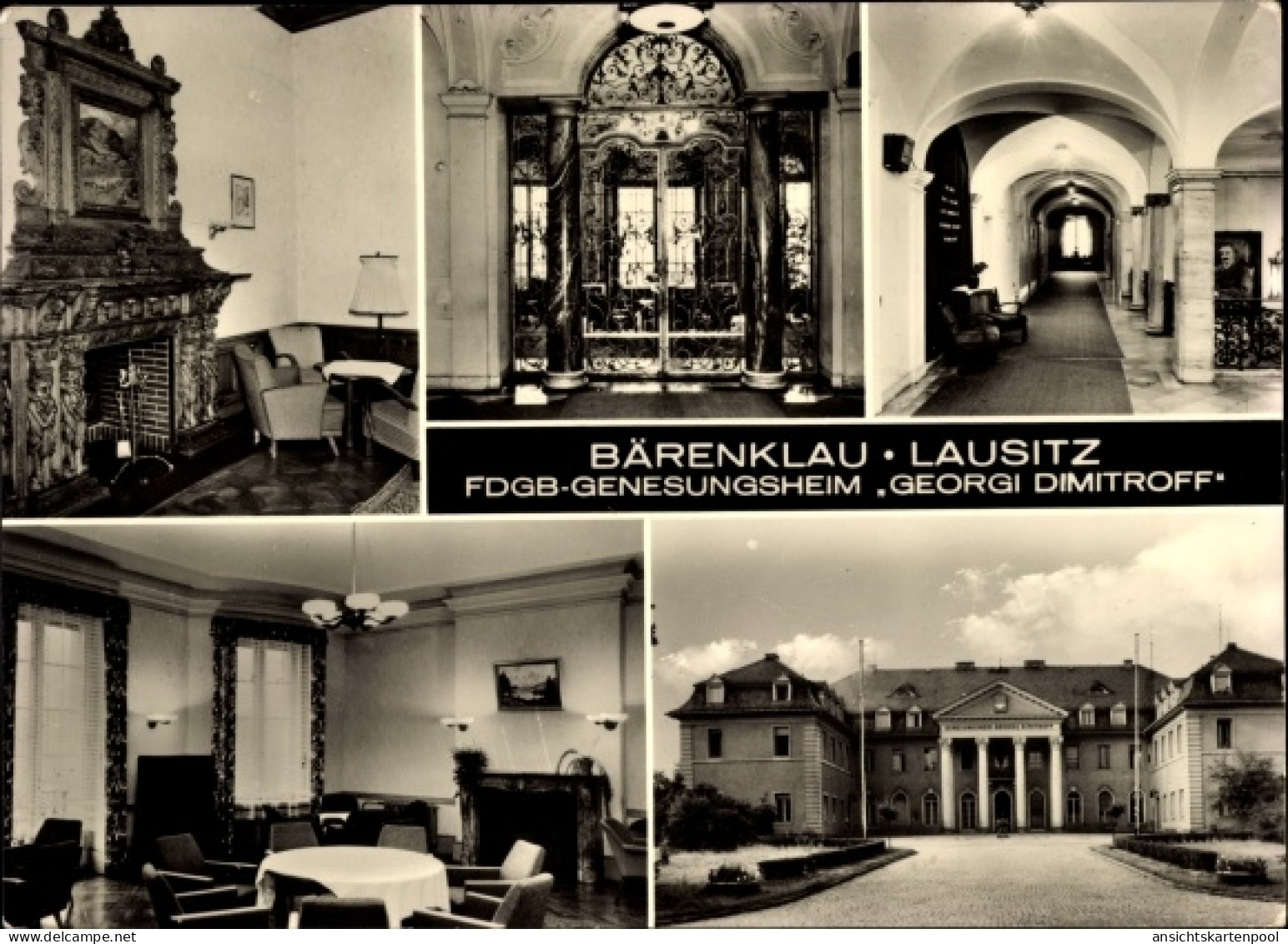 CPA Bärenklau Schenkendöbern Lausitz, FDGB Genesungsheim Georgi Dimitroff