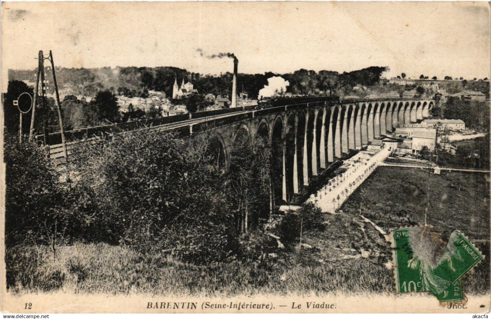 CPA BARENTIN Le Viaduc (415810)