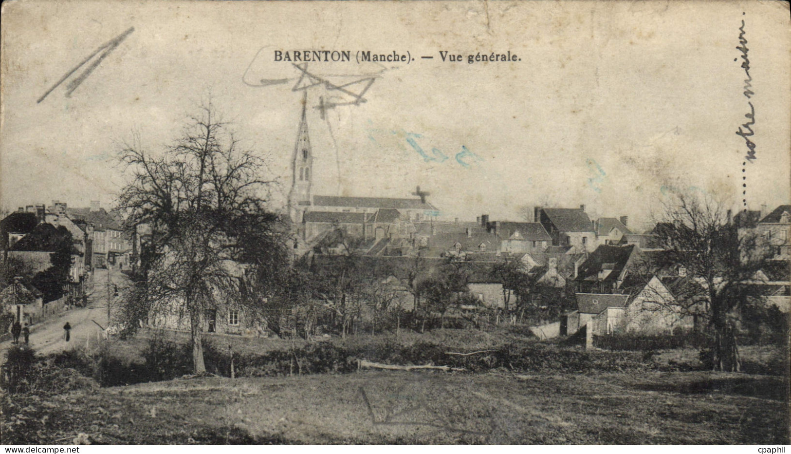 CPA Barenton Vue Generale