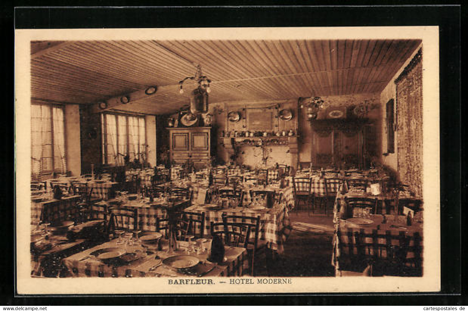 CPA Barfleur, Hotel Moderne