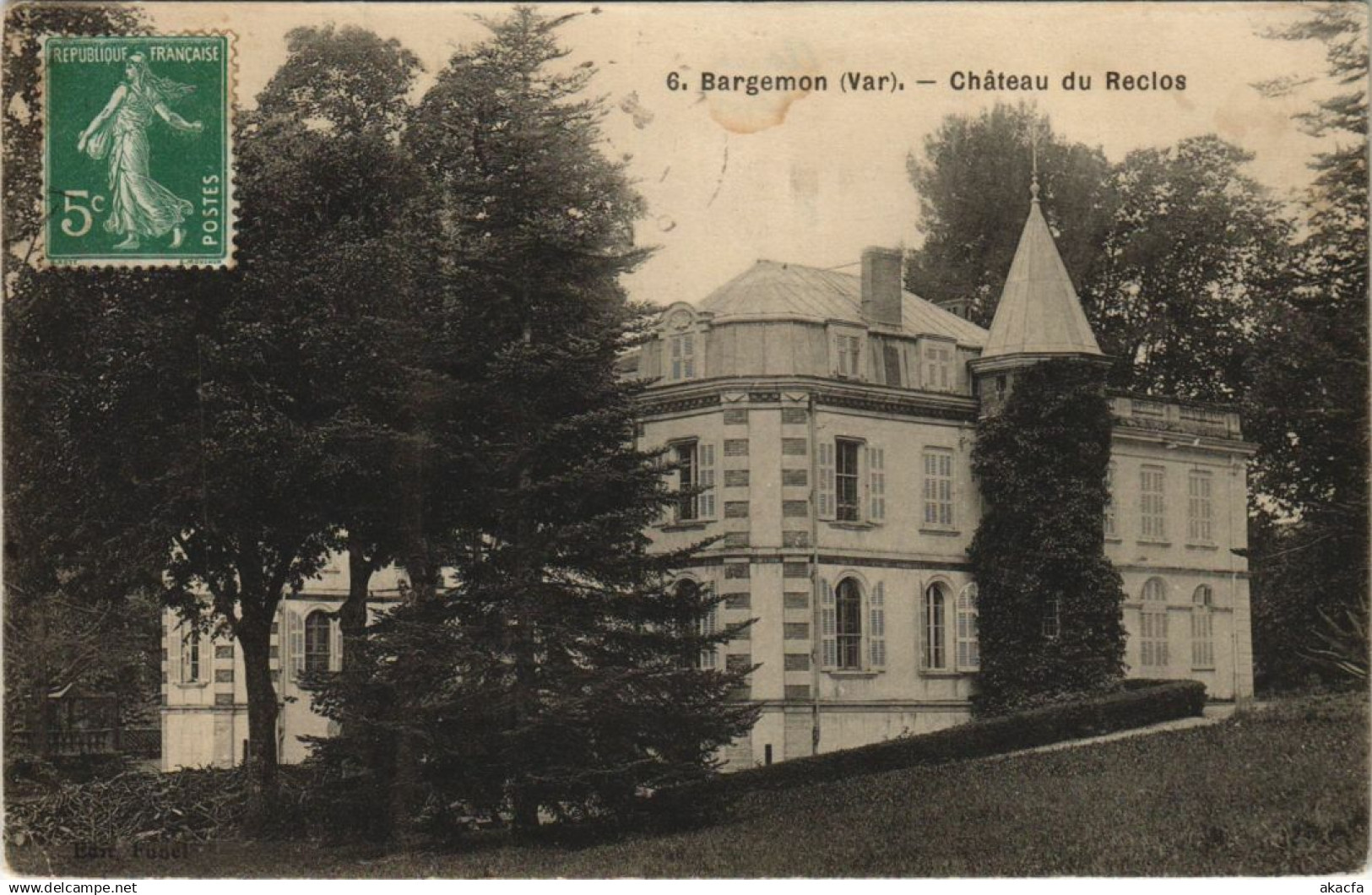 CPA BARGEMON Chateau du Reclos (1110930)