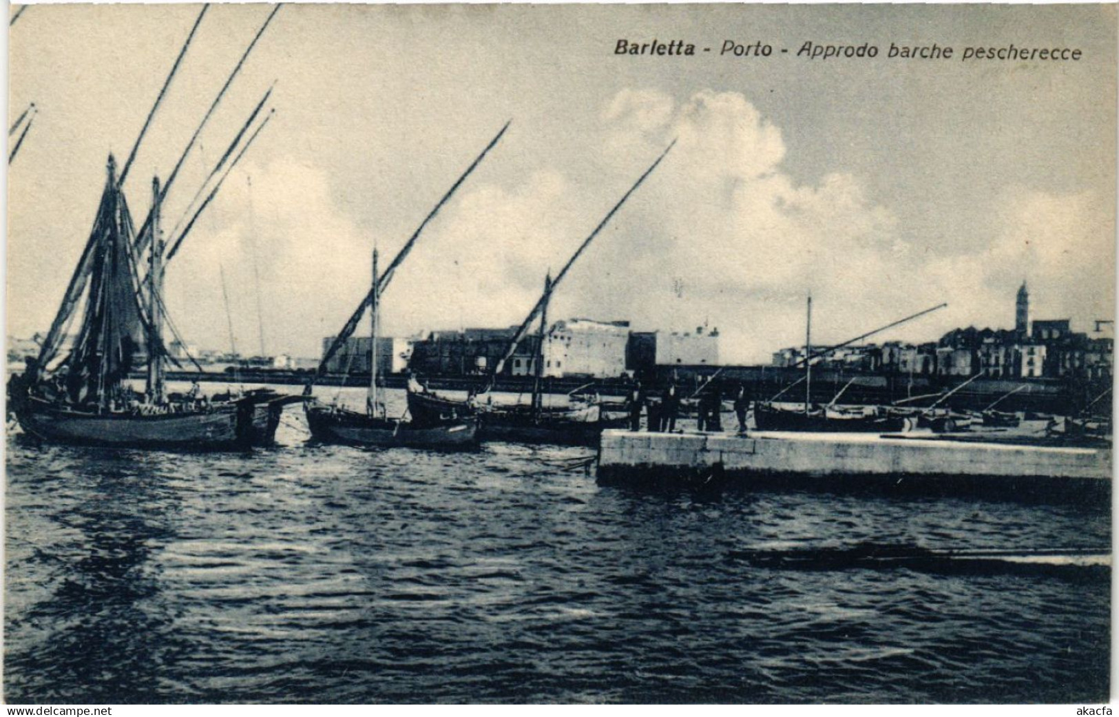 CPA BARLETTA porto approdo barche pescherecce ITALY (531692)