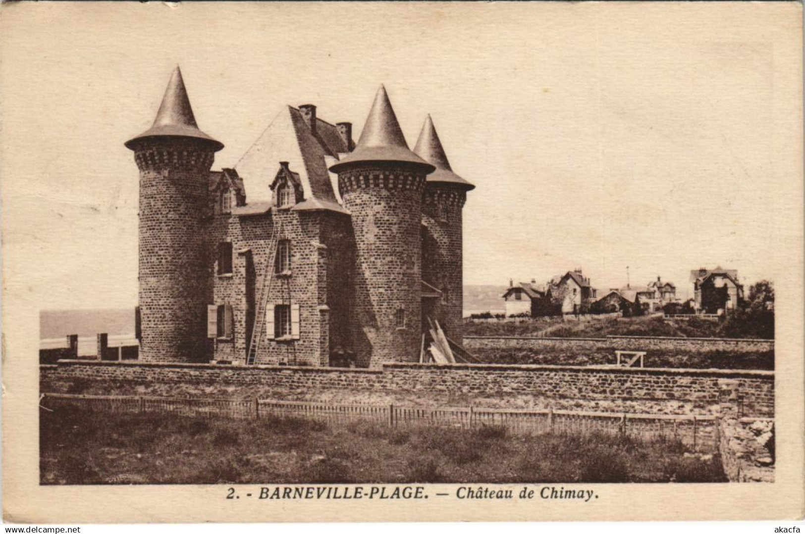 CPA BARNEVILLE PLAGE Chateau de Chimay (153033)