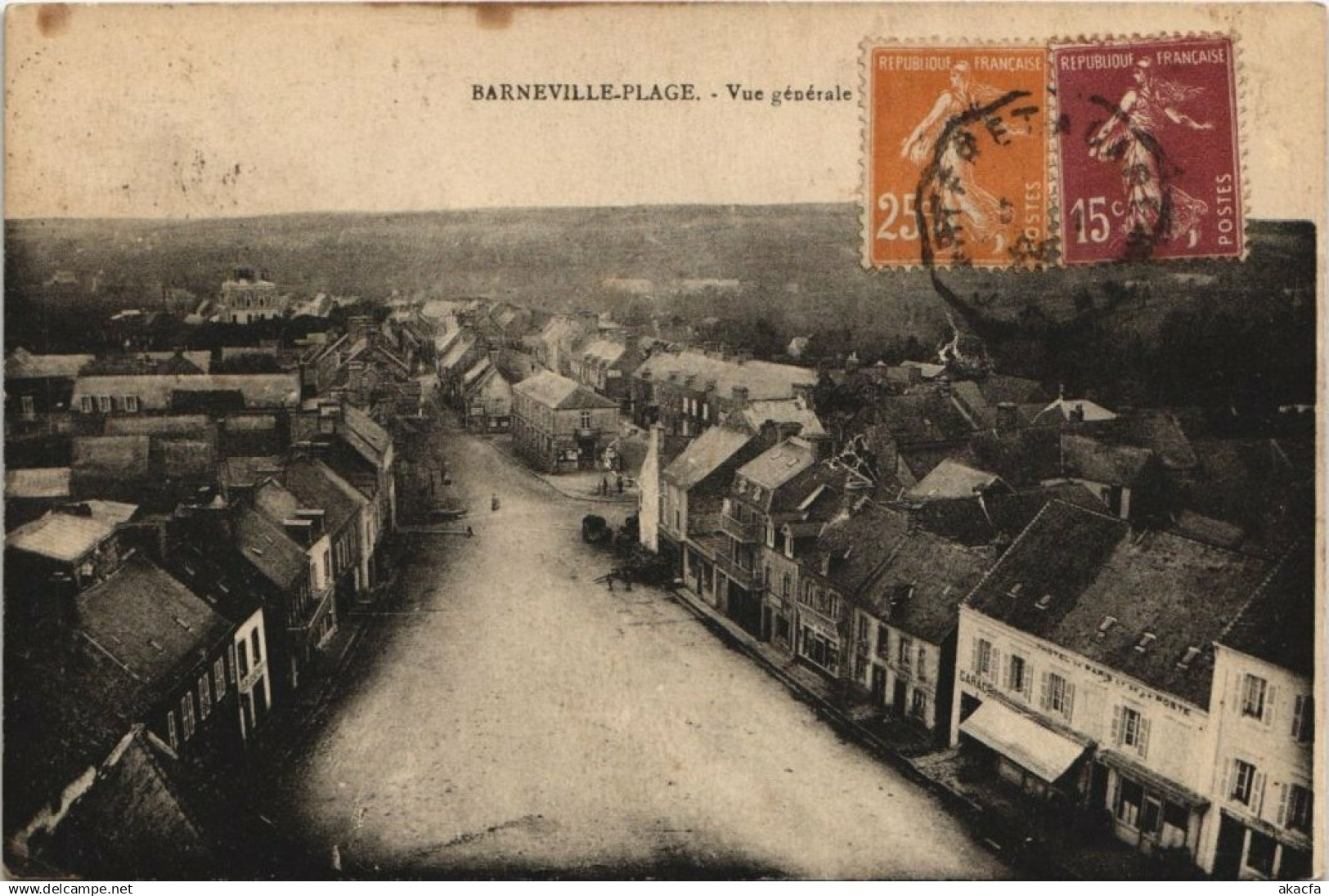 CPA BARNEVILLE-Plage - vue générale (149696)