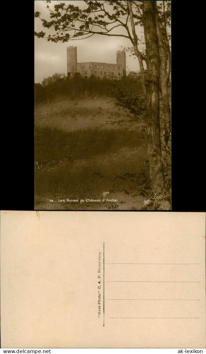 CPA Barr (Elsaß) Barr (Bas-Rhin) Schloss Andlau Fotokarte 1928