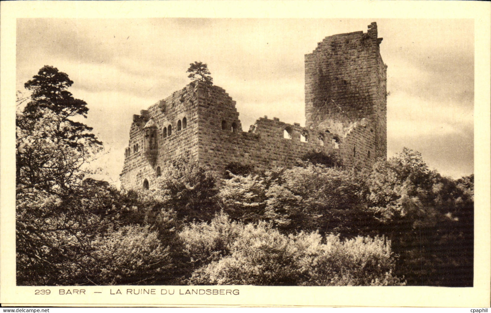 CPA Barr La Ruine Du Landsberg