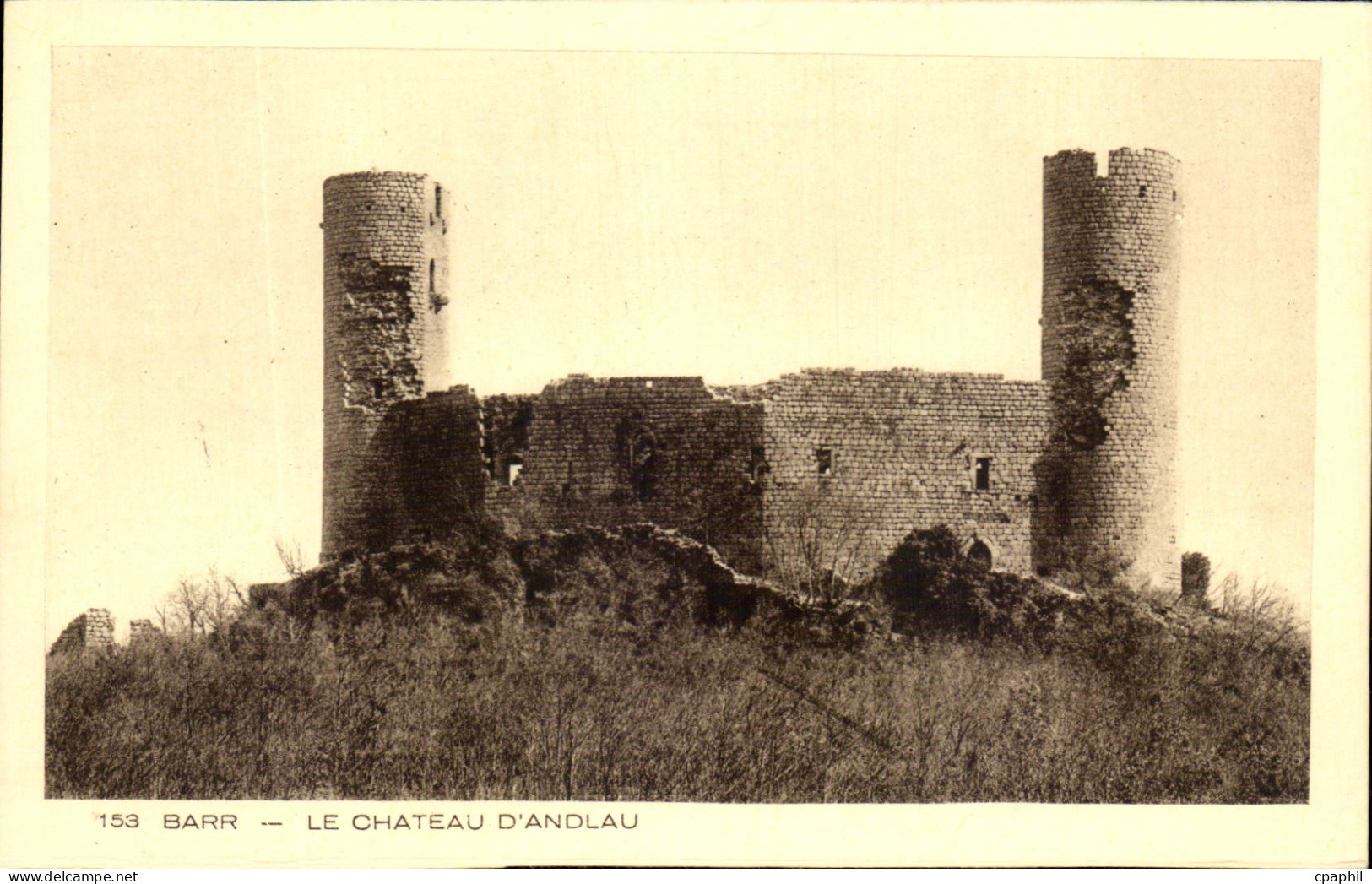 CPA Barr Le Chateau D'Andlau