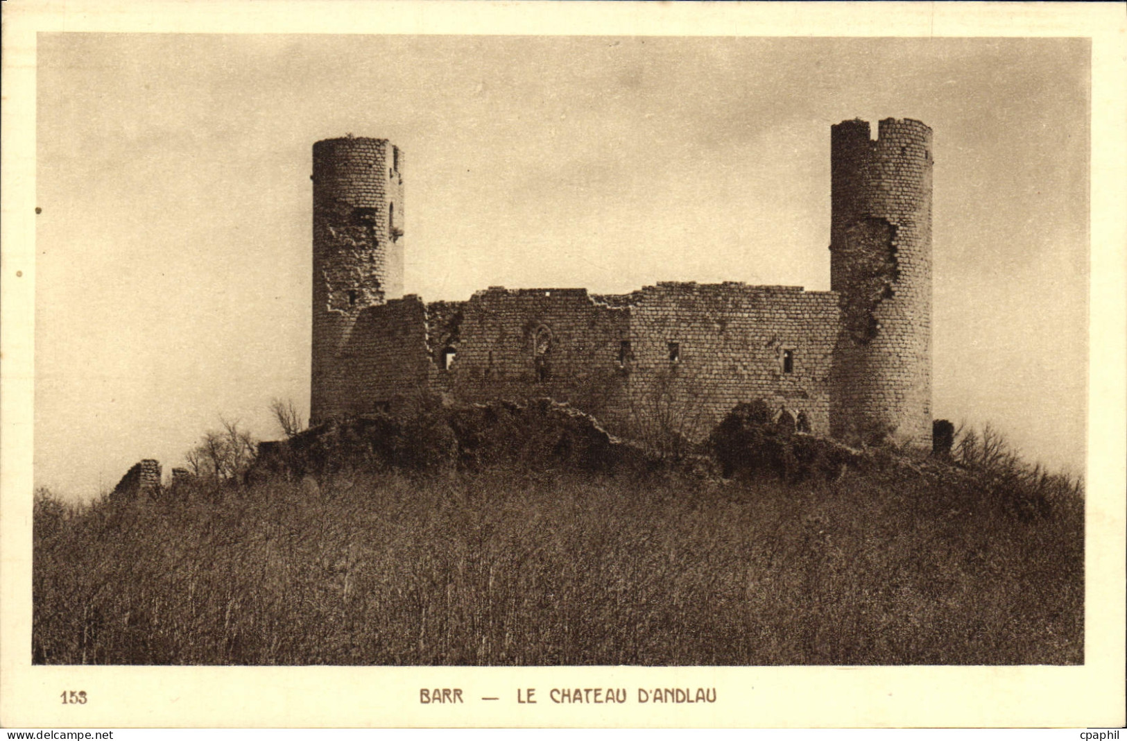 CPA Barr Le Chateau d'Andlau