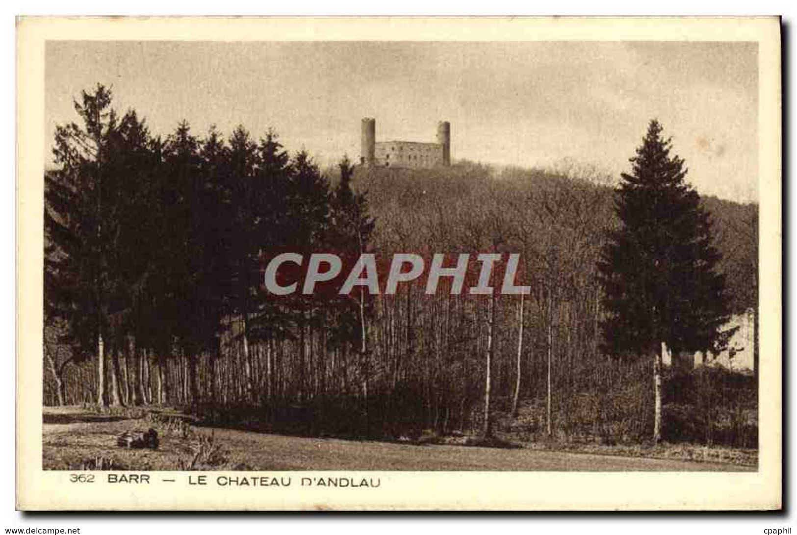 CPA Barr Le Chateau D'Andlau