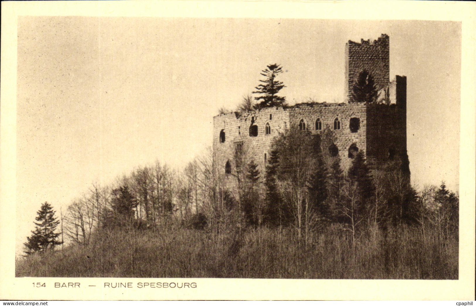 CPA Barr Ruine Spesbourg