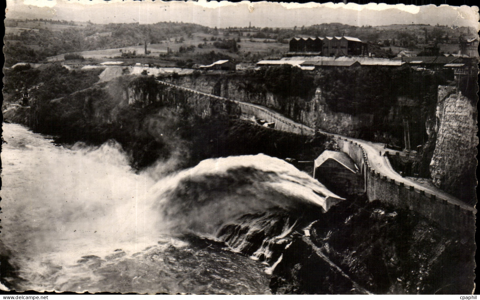 CPA Barrage de Genissiat Ain