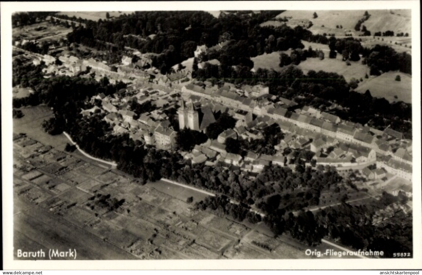 CPA Baruth in der Mark, Fliegeraufnahme