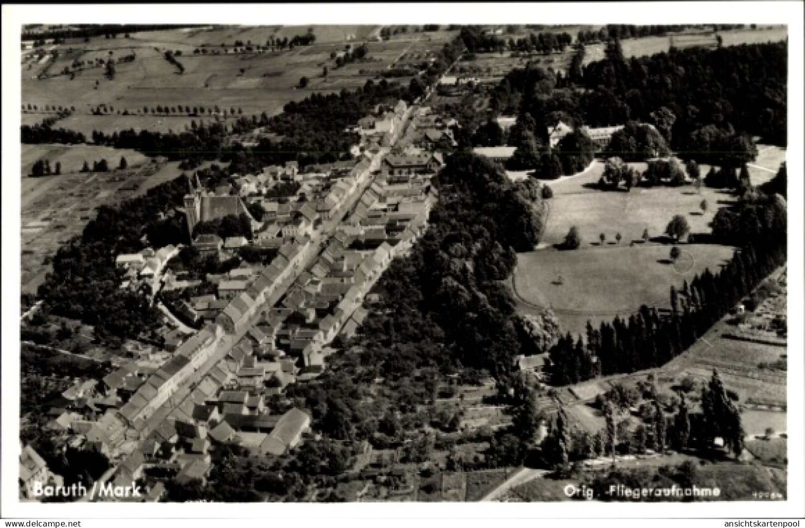 CPA Baruth in der Mark, Fliegeraufnahme