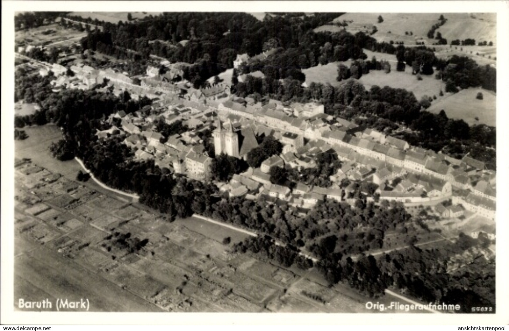 CPA Baruth in der Mark, Fliegeraufnahme