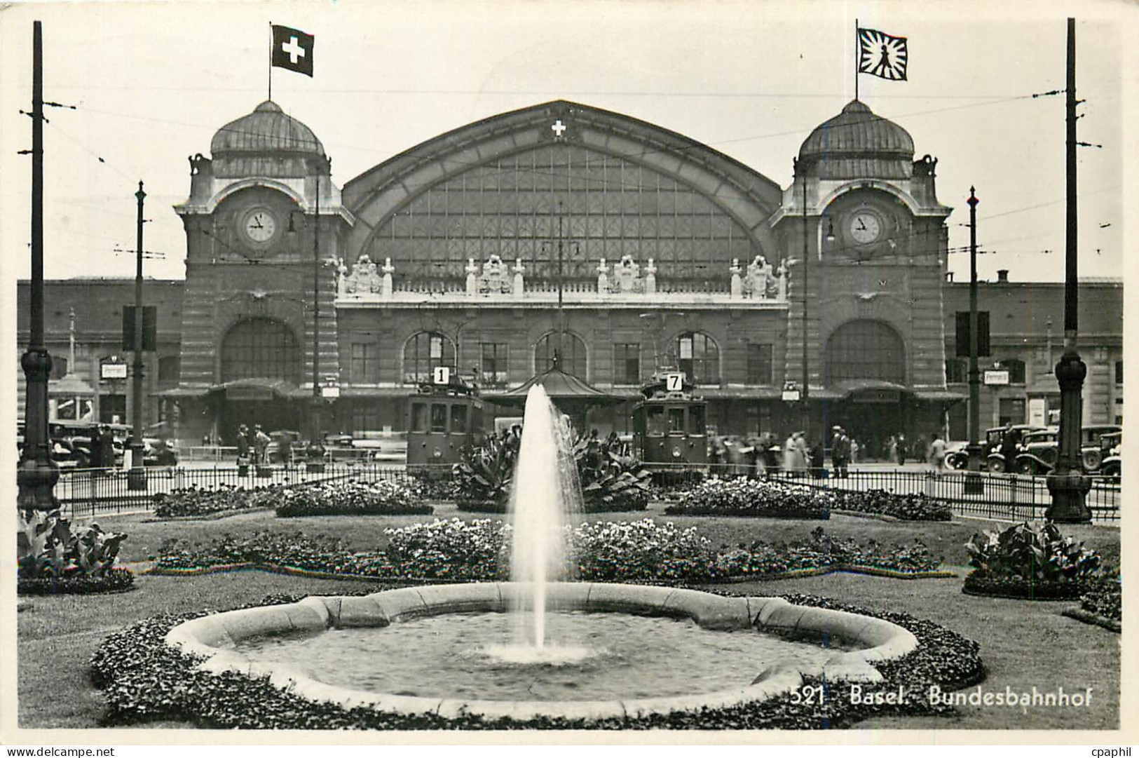 CPA Basel Bundesbahnhof